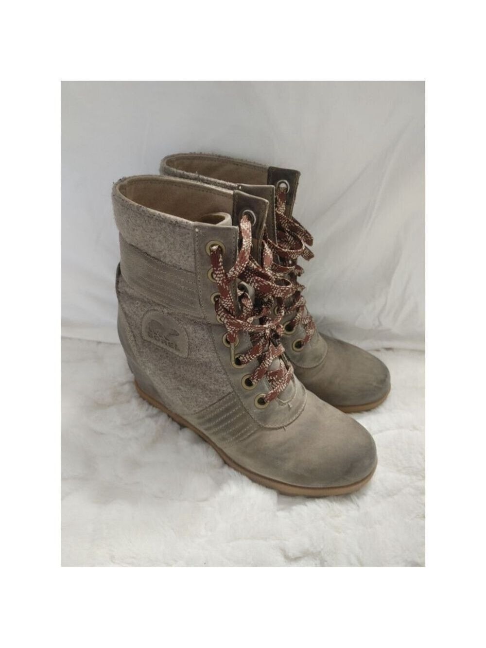 Sorel Lexie Internal Wedge Boots Women's Size 8.5 Ankle Winter NL3778-297